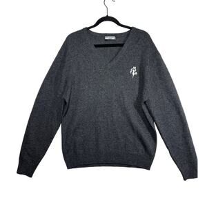 Reworked Mark McNairy Whatever Label Lambswool Sweater Elbow Patch Mens L
